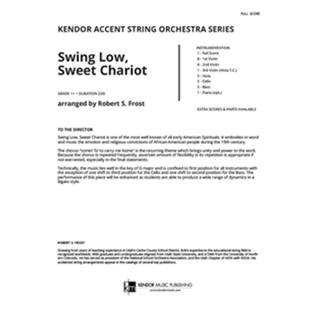 Swing Low, Sweet Chariot (Full Score)
