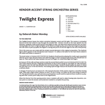 Twilight Express (Full Score)