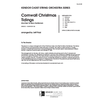 Cornwall Christmas Tidings (God Rest Ye Merry Gentlemen) (Full Score) (God Rest Ye Merry Gentlemen)