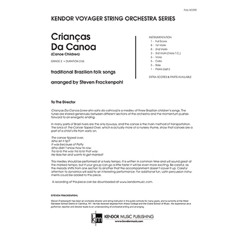 Criancas Da Canoa (Canoe Children) (Full Score) (Canoe Children)