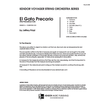 El Gato Precario (The Precarious Cat) (Full Score) (The Precarious Cat)