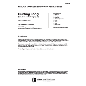 Hunting Song (from Album For The Young, Op. 68) (Full Score) (from Album For The Young, Op. 68)