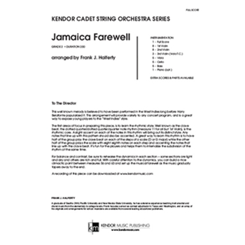 Jamaica Farewell (Full Score)