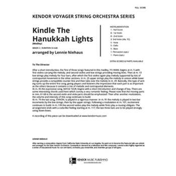 Kindle The Hanukkah Lights (Full Score)