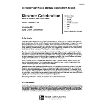Klezmer Celebration (based on Ternovka Sher) (Junior Edition) (Full Score) (based on Ternovka Sher)