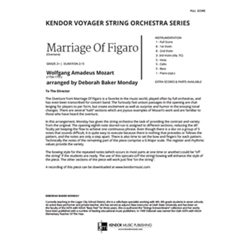 Marriage Of Figaro (Overture) (Full Score) (Overture)