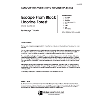 Escape From Black Licorice Forest (Full Score)
