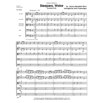 Sleepers, Wake (Cantata #140) (Full Score) (Cantata #140)