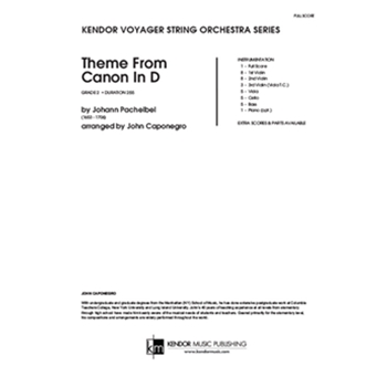 Theme From Canon In D (Full Score)
