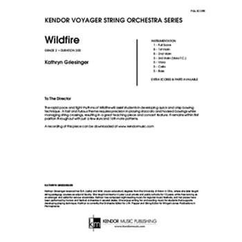 Wildfire by GRIESINGER KATHRYN for FULL SCORE