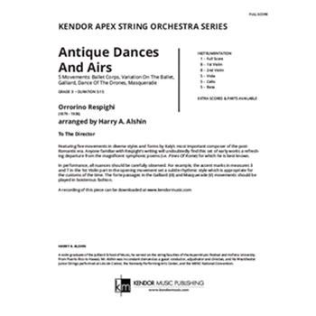 Antique Dances And Airs (Full Score)
