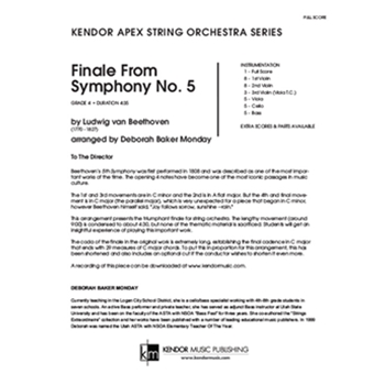 Finale From Symphony No. 5 (Full Score)