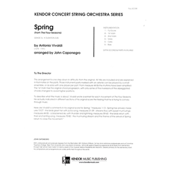Spring (from The Four Seasons) (Full Score) (from The Four Seasons)