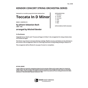 Toccata In D Minor (Full Score)