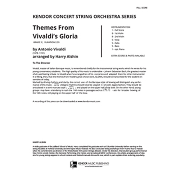 Themes From Vivaldi's Gloria (Full Score)