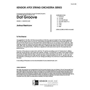 Dat Groove (Full Score)