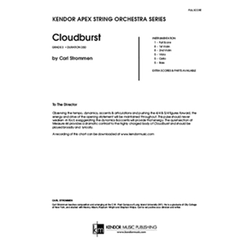 Cloudburst (Full Score)