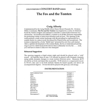 Fox And The Tomten (Score)