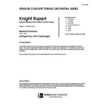 Knight Rupert (Knecht Ruprecht From Album For The Young) (Full Score) (Knecht Ruprecht From Album For The Young)