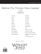 Before Thy Throne I Now Appear - Full Score