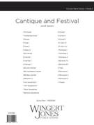Cantique and Festival - Full Score