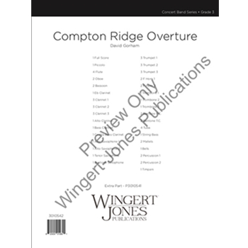 Compton Ridge Overture - Full Score