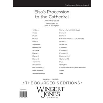 Elsa's Procession To The Cathedral by Wagner Richard - Bourgeois John R - for Full Score