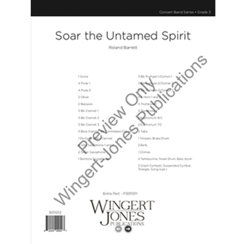 Soar The Untamed Spirit by Barrett R for Full Score