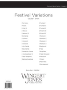 Festival Variations by Smith Claude T for Full Score