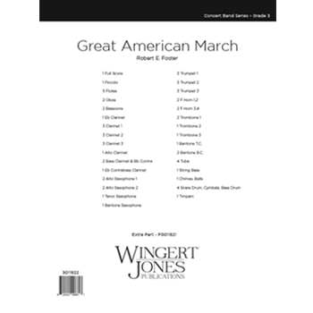 Great American March by Foster Robert E for Full Score