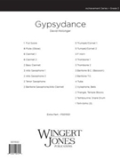 Gypsydance by Holsinger David for Full Score