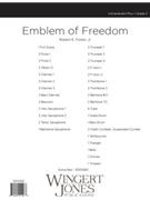 Emblem Of Freedom - Full Score