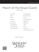 March Of The Royal Guard by Gorham David for Full Score