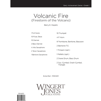 Volcanic Fire - Full Score