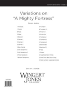 Variations On A Mighty Fortress - Full Score