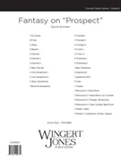 Fantasy on Prospect by Gorham David for Full Score