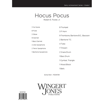 Hocus Pocus by Foster Jr Robert E for Full Score