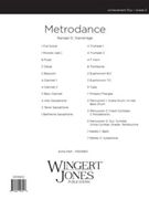 Metrodance by Standridge Randall D for Full Score