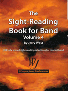 Sight-Reading Book For Band Book 4 by West Jerry for Bass Clarinet