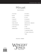 Minuet by Gorham David for Full Score