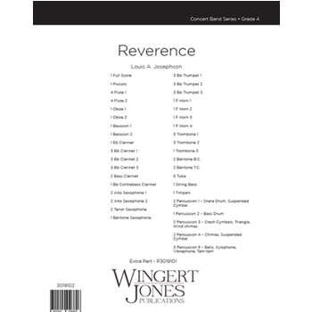 Reverence - Full Score