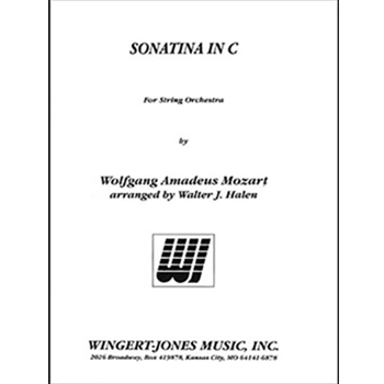 Sonatina In C by Mozart Wolfgang Amadeus - Halen Walter - for Full Score