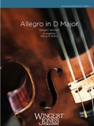 Alllegro In D Major by Telemann Georg Philipp - Dowty Marcus - for String Orchestra