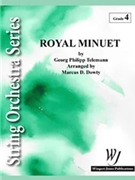 Royal Minuet by Telemann Georg Philipp - Dowty Marcus - for String Orchestra
