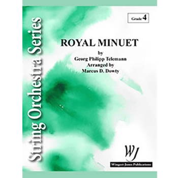 Royal Minuet by Telemann Georg Philipp - Dowty Marcus - for Full Score