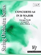 Concerto A4 In D Major by Torelli Giuseppe - Bishop Jeffrey - for String Orchestra