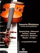 Concerto Miniatures by Various - Caputo Bud - for String Orchestra
