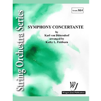 Symphony Concertante (for Viola & Bass) by Dittersdorf Karl Ditters von - Fishburn Kathy - for Full Score