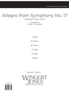 Allegro from Symphony 17 by Mozart Wolfgang Amadeus - Campbell Steven - for Full Score