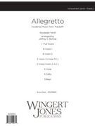 Allegretto - Incidental Music from Falstaff by Verdi Giuseppe - Bishop Jeffrey - for Full Score